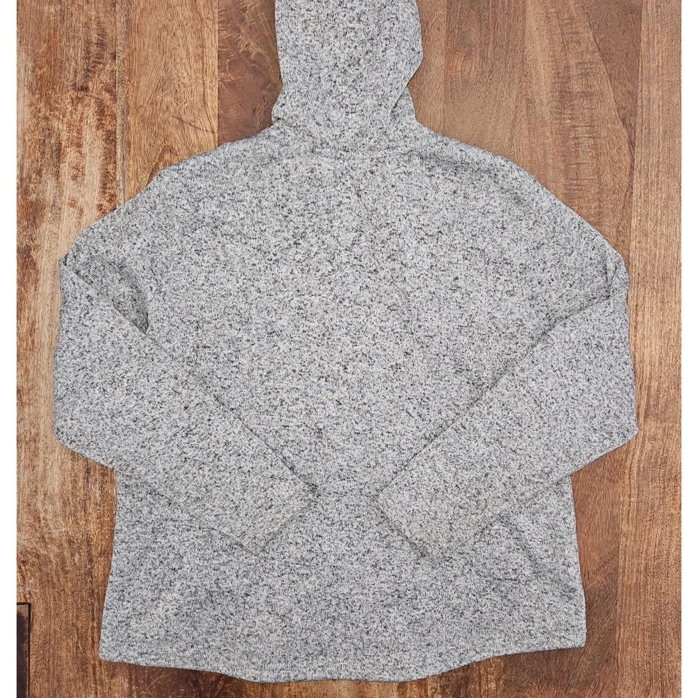 Eddie Bauer Hooded Jacket Womens 2XL Gray Long01 Sleeve Full Zip Fleece Lined